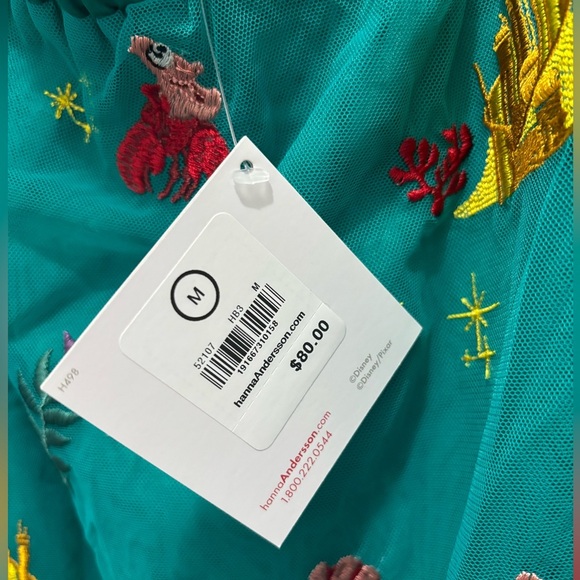 Hanna Andersson x Disney  Ariel Tulle Skirt M - Picture 6 of 8